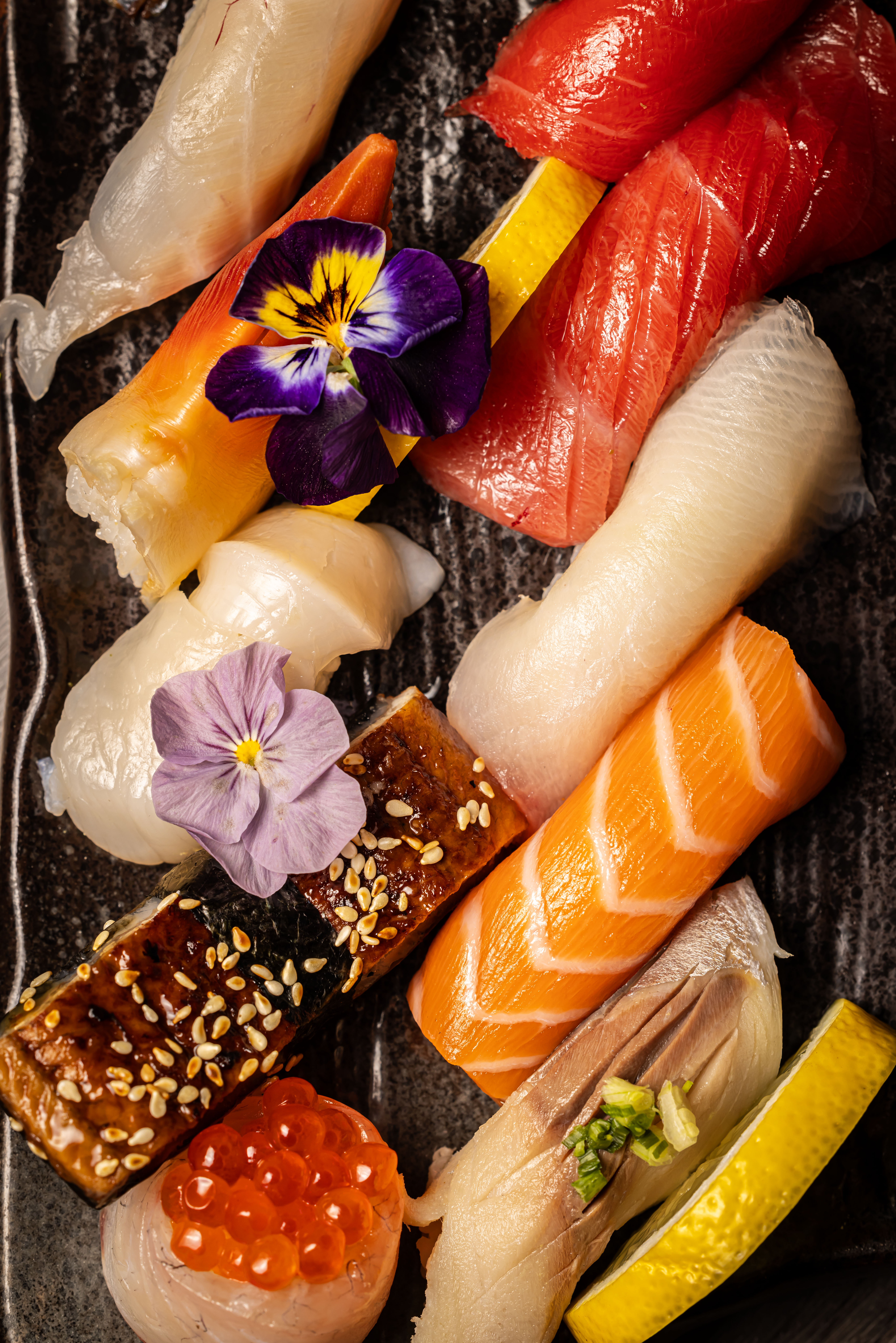 Plateau de nigiris et makis Kanpai